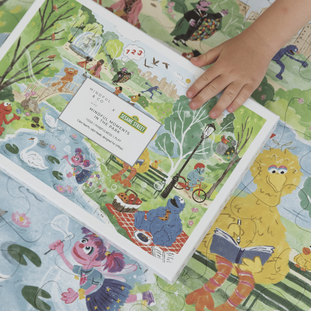 Mindful Moments with Sesame Street Floor Puzzle Mindful & Co Kids