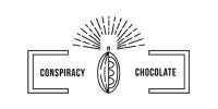 Logo of Conspiracy Chocolate with a stylized chocolate bar design.