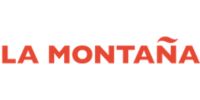 La Montána logo in red on a white background