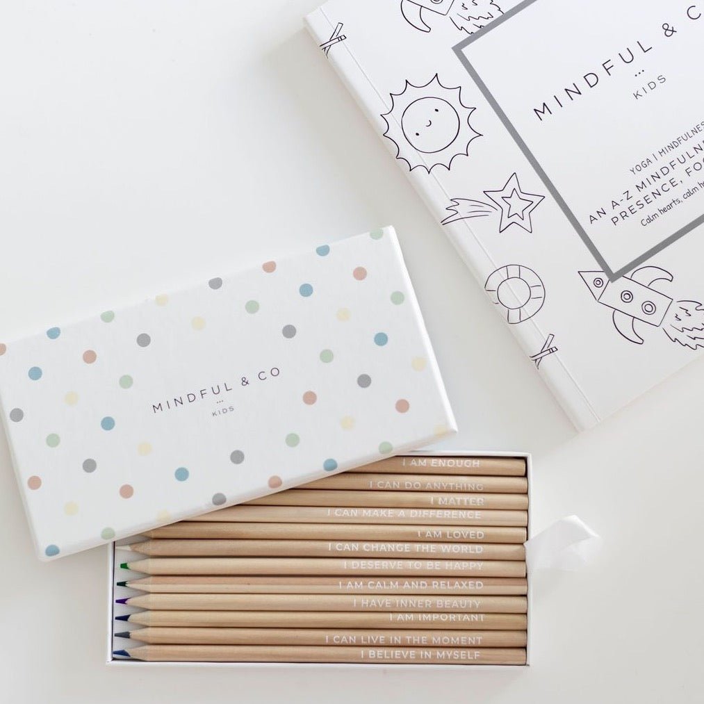 Affirmation Coloring Pencils by Mindful & Co Kids - BetterThanFlowers