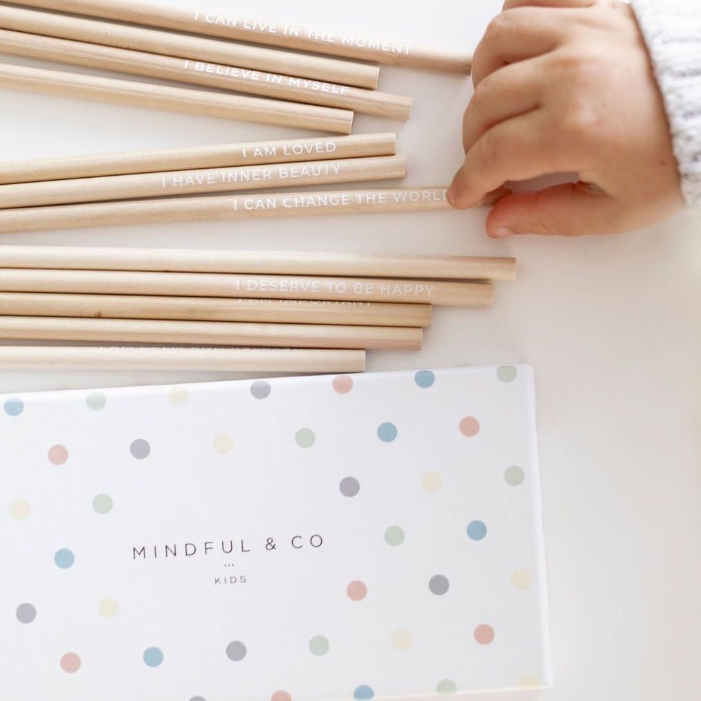 Affirmation Coloring Pencils by Mindful & Co Kids - BetterThanFlowers