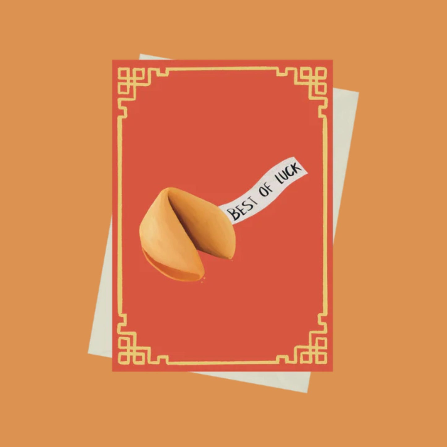 Best of Luck - Greeting Card by 852prints