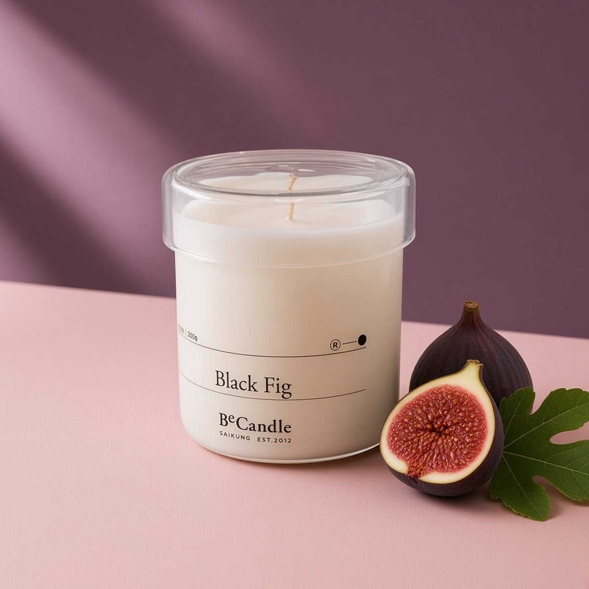 Black Fig Scented Candle 200g by BeCandle - BetterThanFlowers