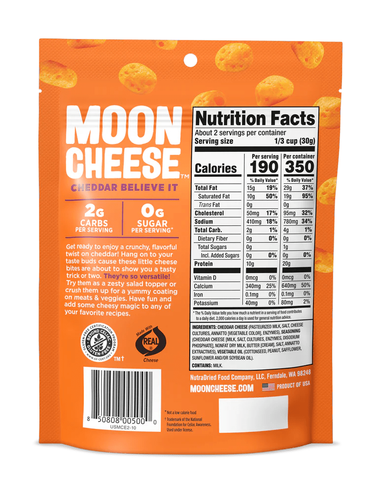 Moon Cheese 出品的「Cheddar Believe it」中號起司 - BetterThanFlowers