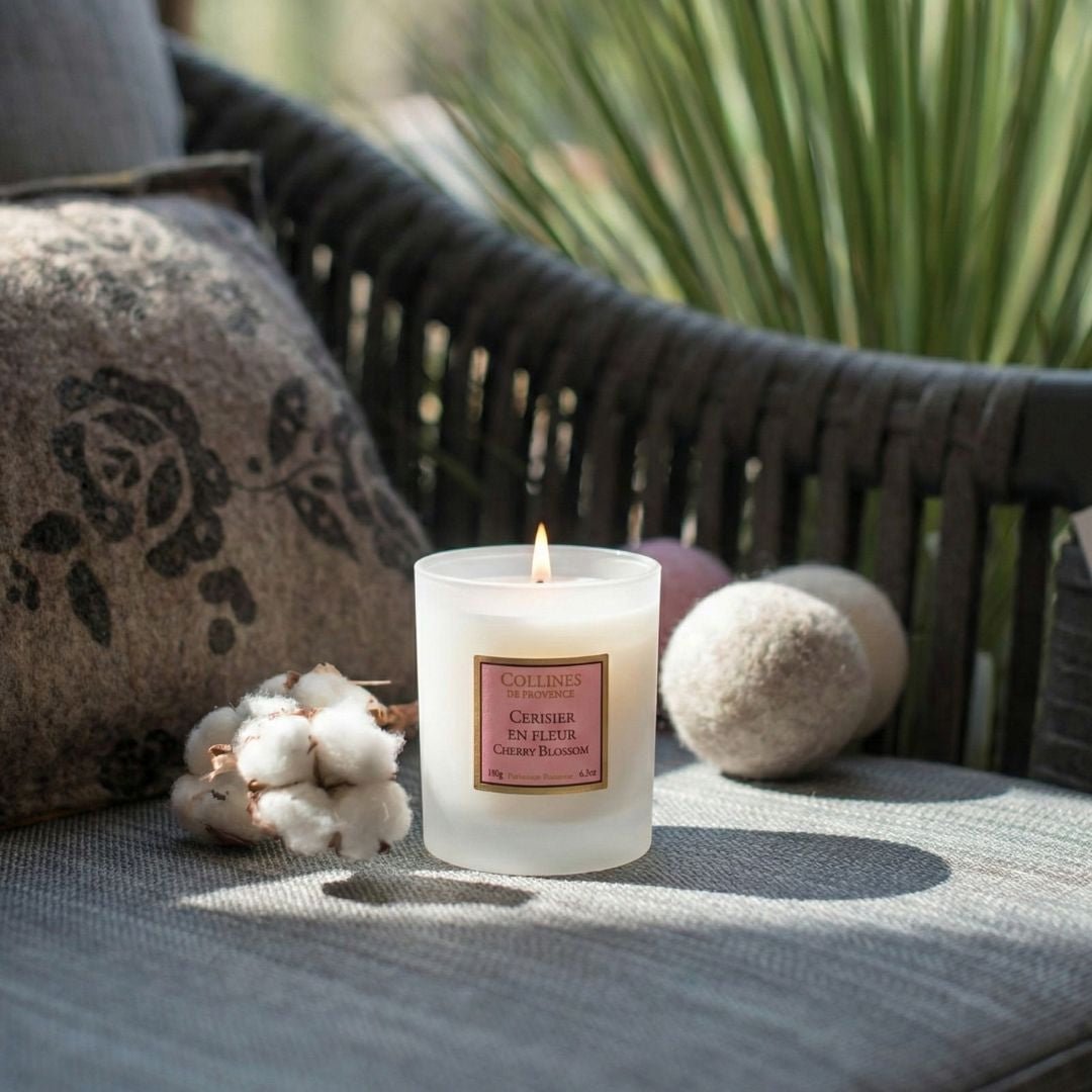 Cherry Blossom Candle by Collines de Provence - BetterThanFlowers