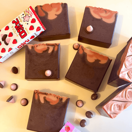 Chocolate Strawberry Christmas Soap by Soap Yummy - BetterThanFlowers