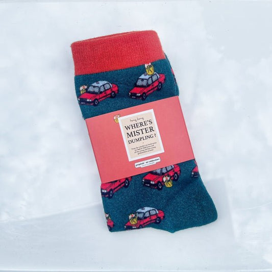 Colorful City Socks - Where Is Mister Dumpling & Friends? - BetterThanFlowers