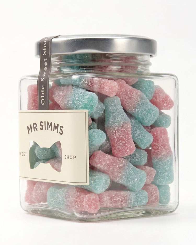 Fizzy Bubblegum Bottles Sweet Jar by Mr Simms - BetterThanFlowers