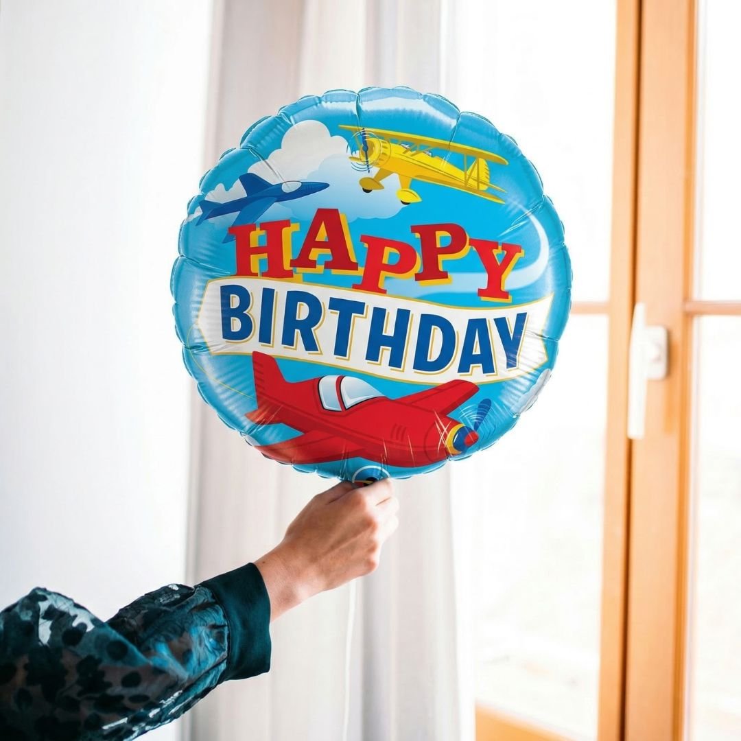 Happy Birthday Airplane Balloon in a box - BetterThanFlowers