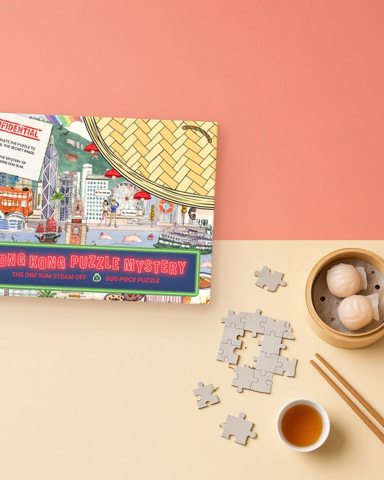 Hong Kong Puzzle Mystery: The Dim Sum Steam Off 500 Piece - BetterThanFlowers