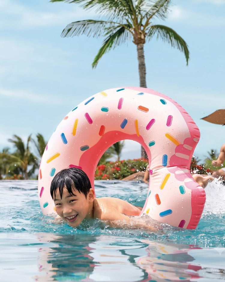 Inflatable Sprinkles Donut Pool Float Ring (107cm) - BetterThanFlowers