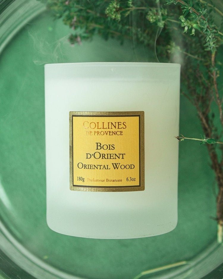 Oriental Wood Candle by Collines de Provence - BetterThanFlowers