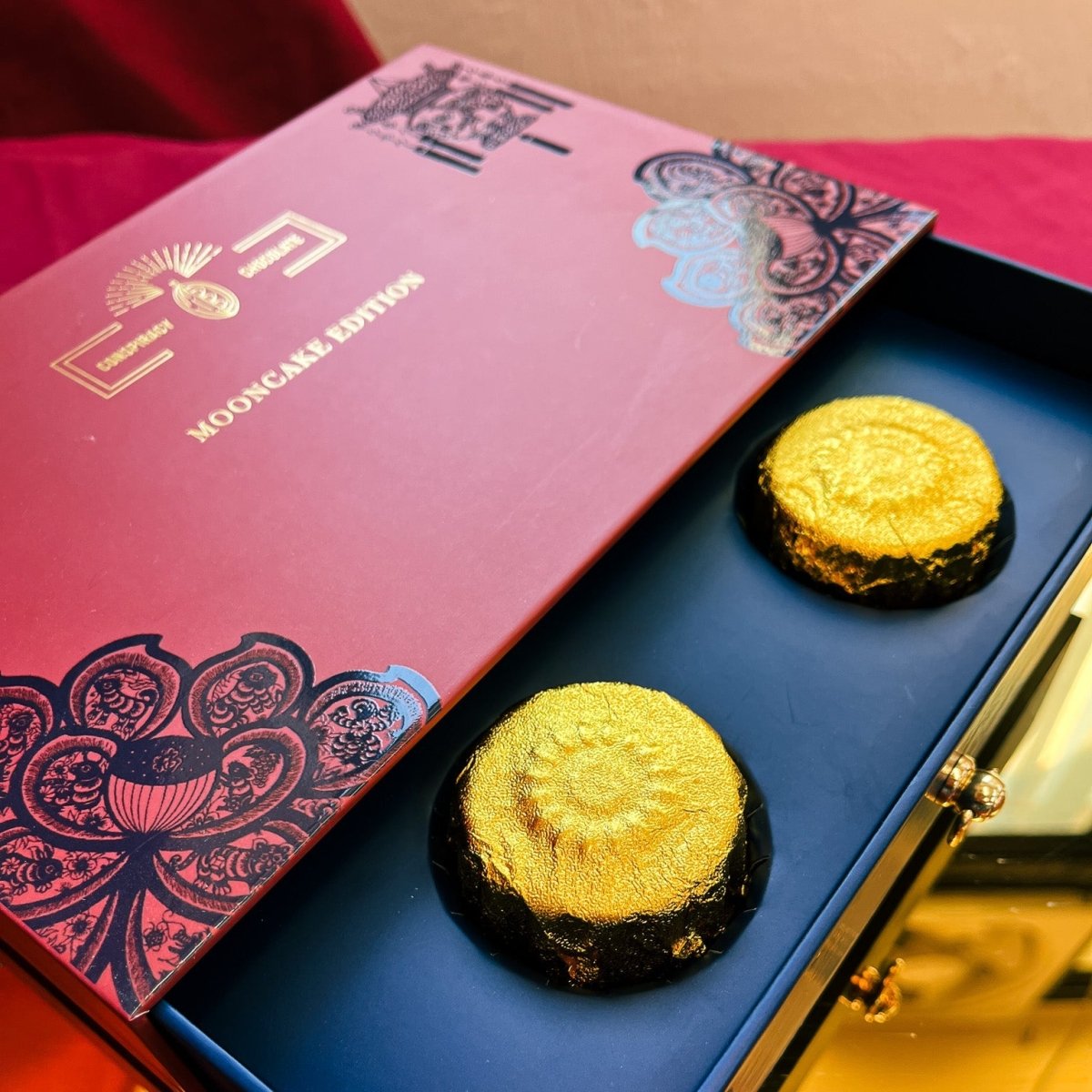 Pistachio Chocolate Mooncakes by Conspiracy Chocolate - BetterThanFlowers