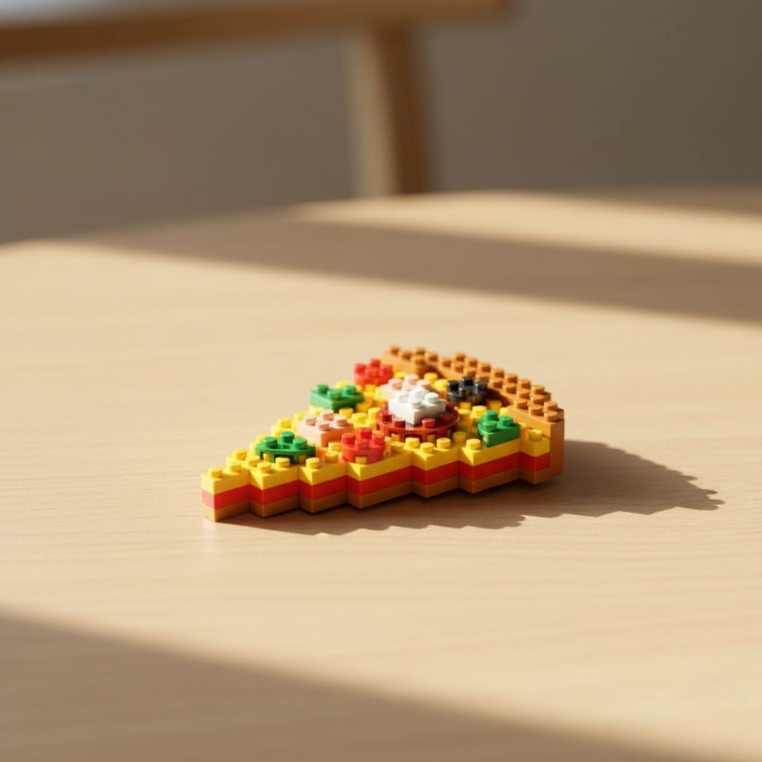 Pizza Slice Lego Puzzle - BetterThanFlowers