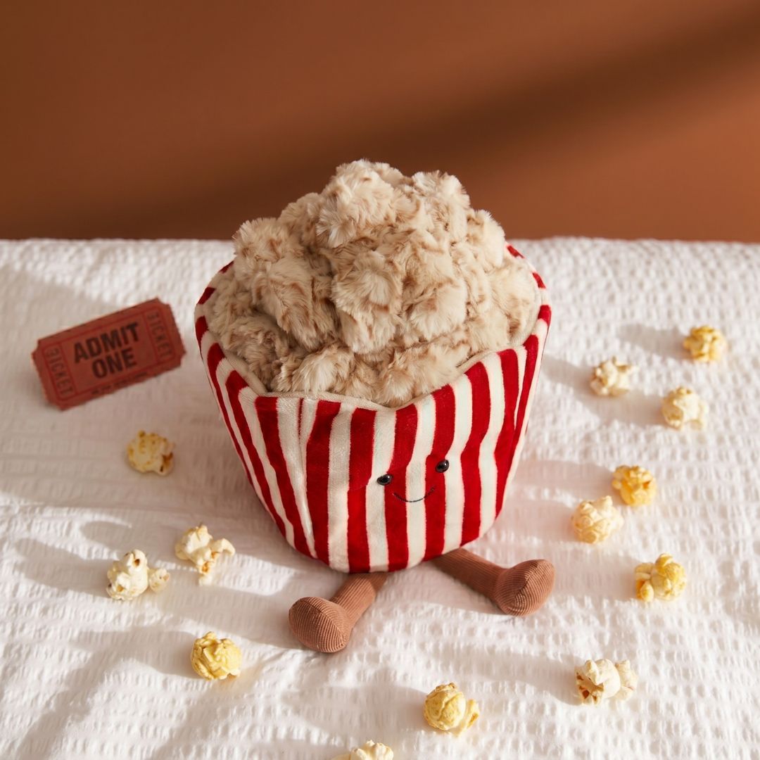 爆米花皮普絨毛玩偶