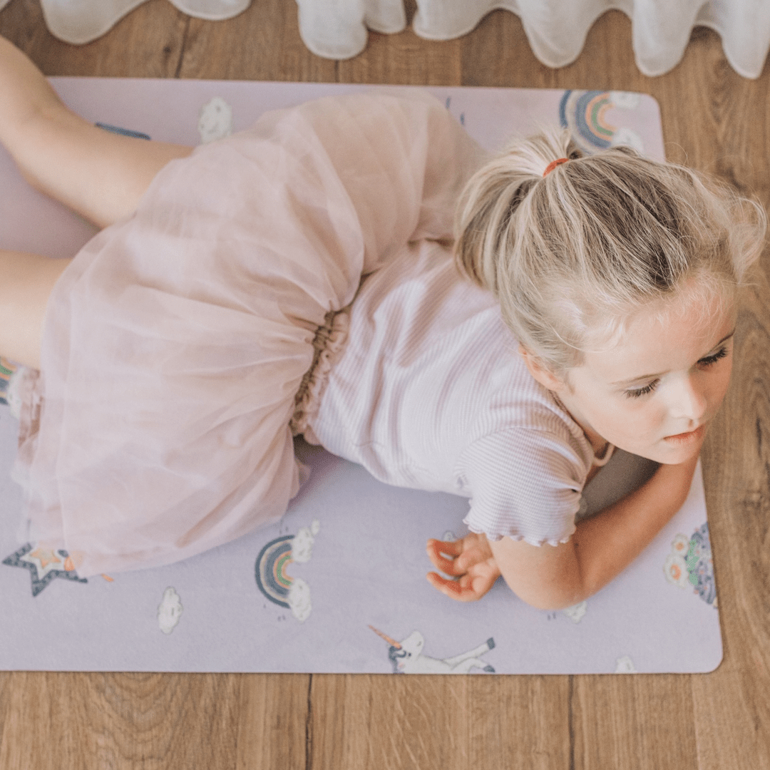 Printed Kids Yoga Mat by Mindful & Co Kids - BetterThanFlowers