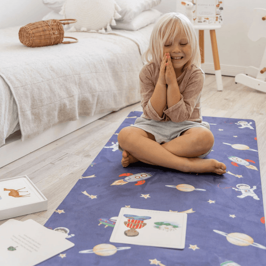 Printed Kids Yoga Mat by Mindful & Co Kids - BetterThanFlowers