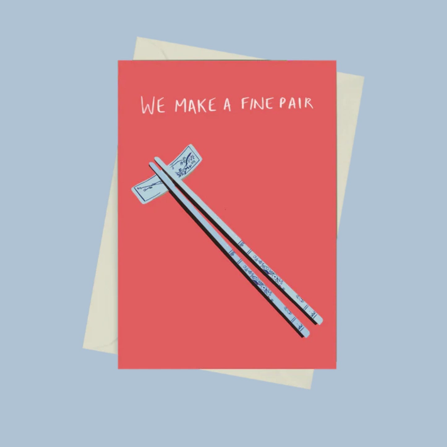 We Make a Fine Pair - Greeting Card by 852prints