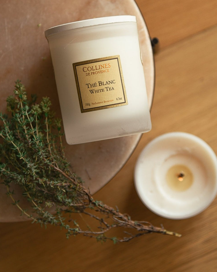 White Tea Candle by Botani Bloom - BetterThanFlowers