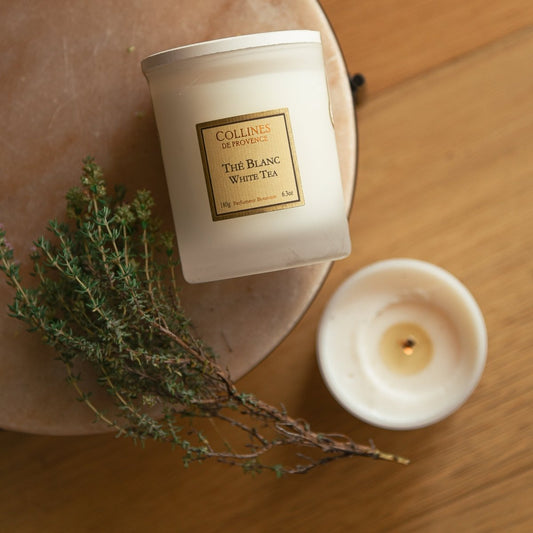 White Tea Candle by Botani Bloom - BetterThanFlowers
