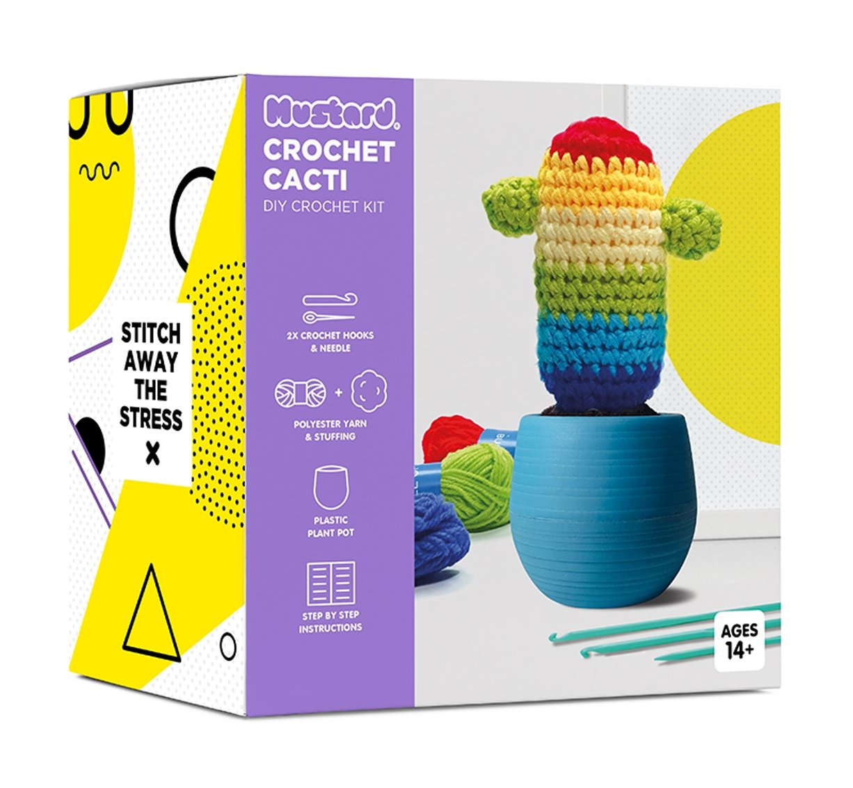 Cactus Rainbow Crochet Kit - BetterThanFlowers