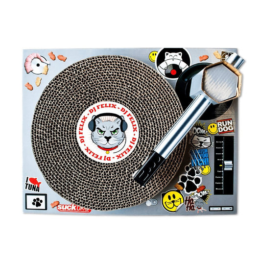 DJ 唱盤貓咪抓板