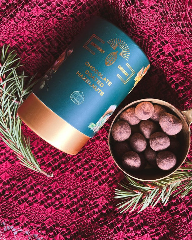 Chocolate-Coated Hazelnuts by Conspiracy Chocolate - BetterThanFlowers
