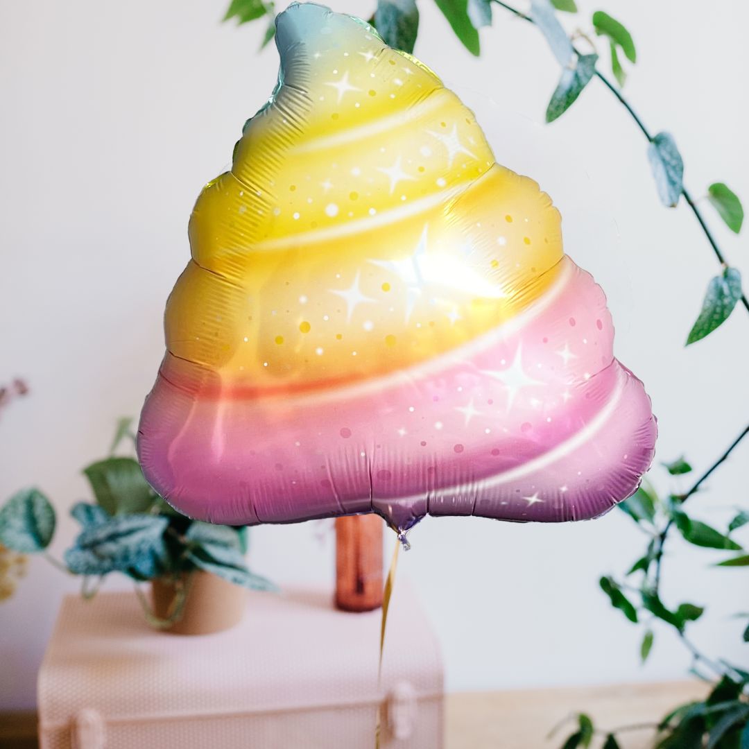 巨型彩虹 Poop 氣球盒 - BetterThanFlowers