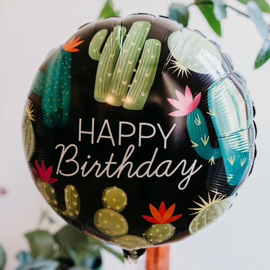 Happy Birthday Cacti Balloon - BetterThanFlowers
