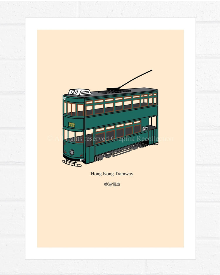 Graphik' Re!collection 香港電車插畫