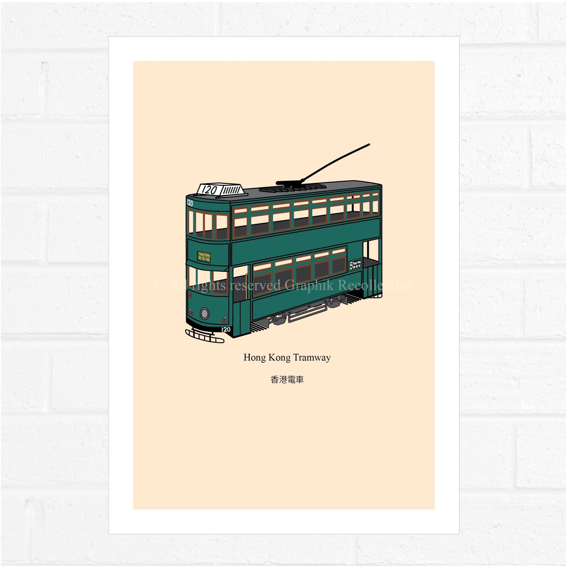 Graphik' Re!collection 香港電車插畫