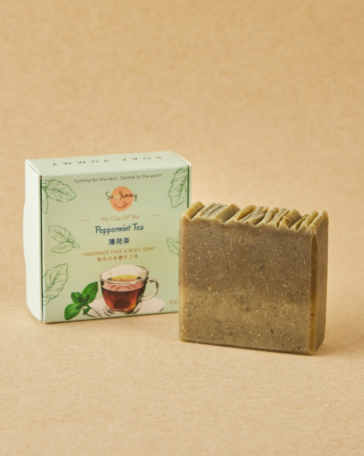 Peppermint Tea Refresher Face & Body Soap by Soap Yummy - BetterThanFlowers