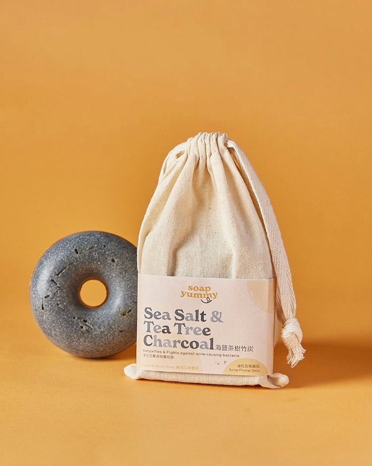 Sea Salt & Tea Tree Charcoal Face & Body Soap by Soap Yummy - BetterThanFlowers