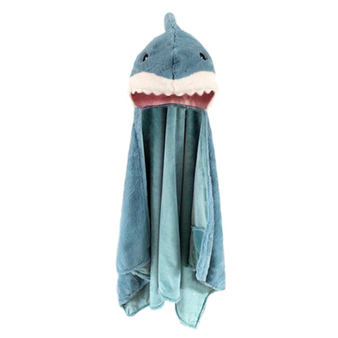 Seaborn Shark Hooded Blanket - BetterThanFlowers