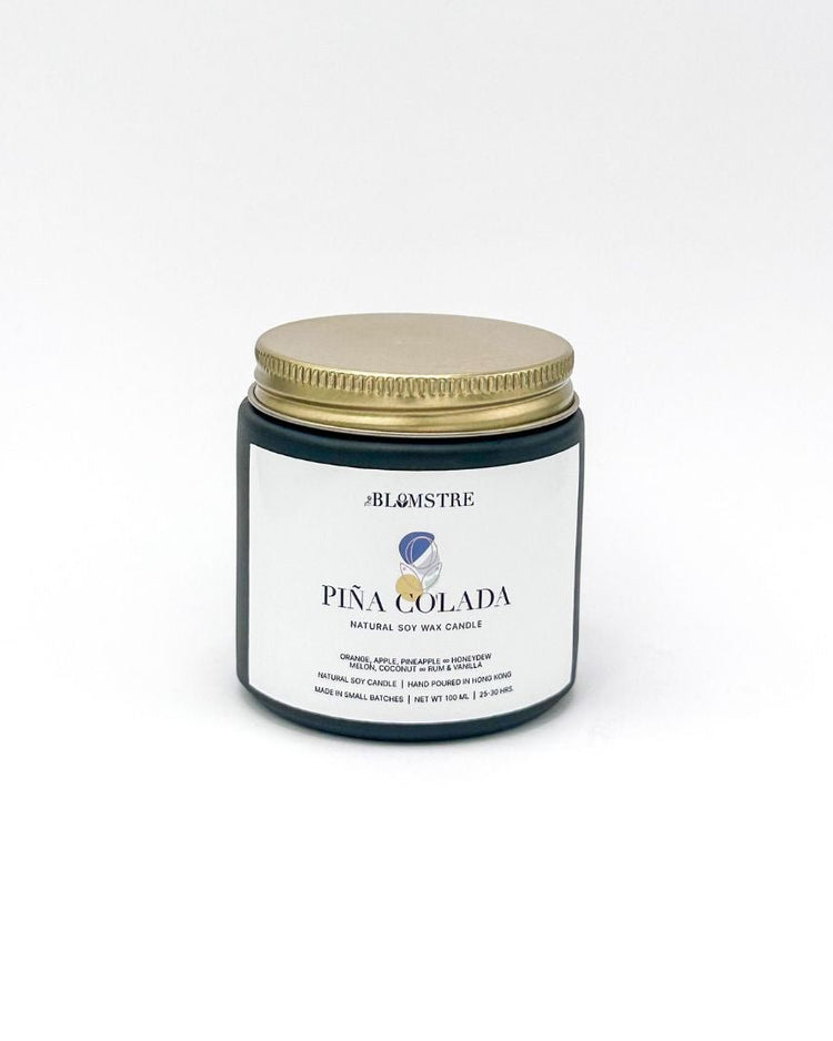 The Blomstre Soy Wax Candle 100ml:PIÑA COLADA - BetterThanFlowers