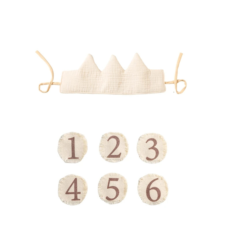 Personalized Birthday Crown Headband (Multiple Color Options)