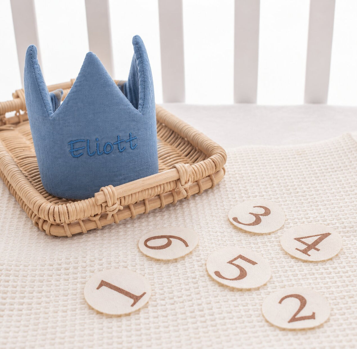 Personalized Birthday Crown Headband (Multiple Color Options)