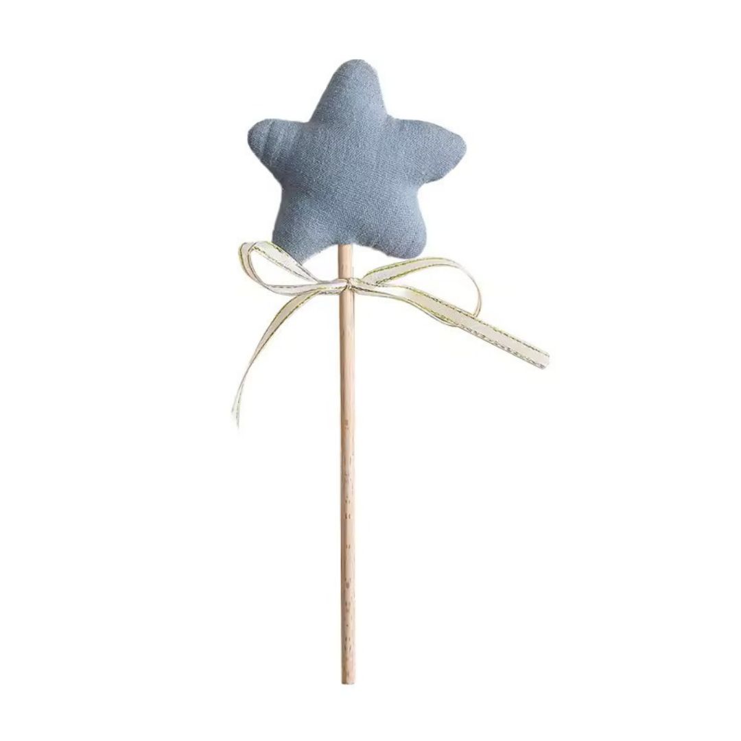 Birthday Star Wand Rattle (Multiple Color Options)