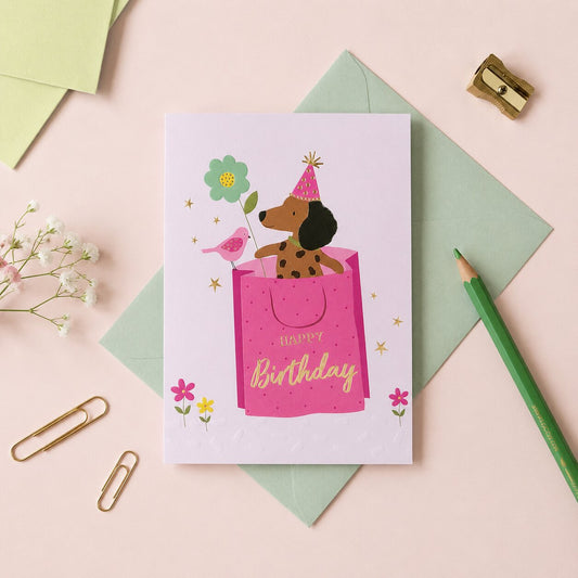 Pocket Pup Birthday Greeting Card