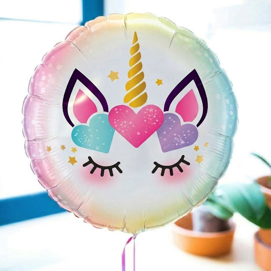 盒裝彩虹獨角獸氣球