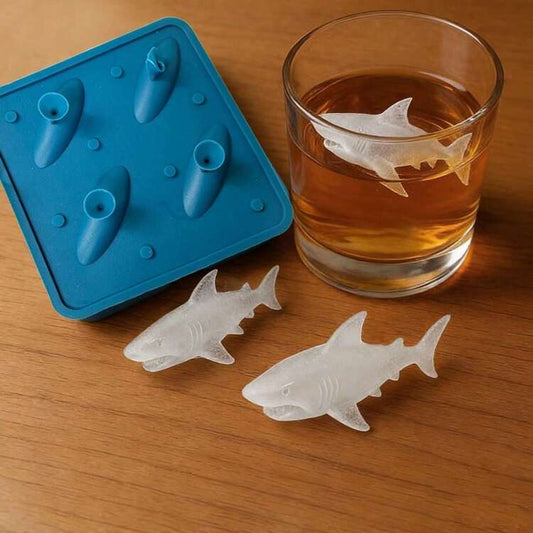 Shark Silicone Ice Tray Mold