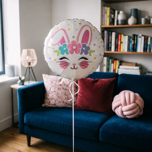 A Second Floral Bunny Balloon in a box - BetterThanFlowers