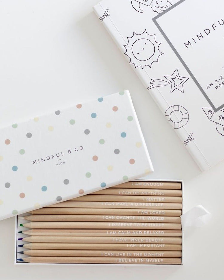 Mindful & Co Kids 正向語句著色鉛筆 - BetterThanFlowers