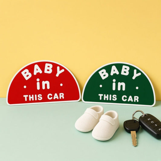 "Baby in This Car" Magnetic Car Sticker - BetterThanFlowers