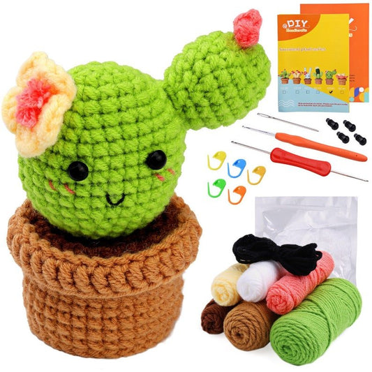 Beginner Cactus Crochet Kit - BetterThanFlowers