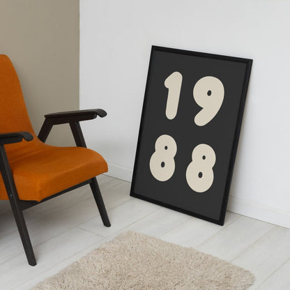 Birth year poster - BetterThanFlowers