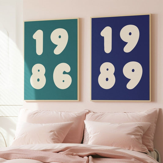 Birth year poster - BetterThanFlowers