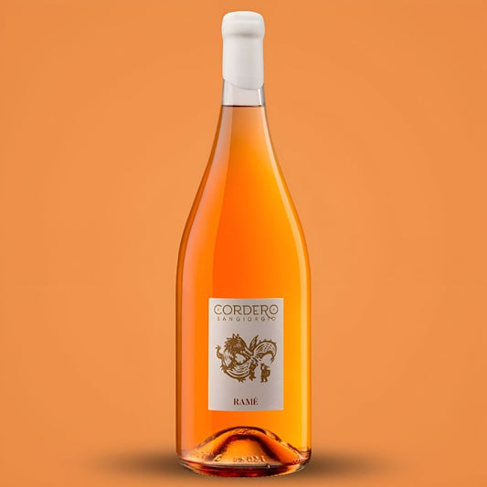 Bottle of Orange Pinot Grigio Wine - RAMÉ Oltrepò Pavese Pinot Grigio - Cordero San Giorgio - BetterThanFlowers