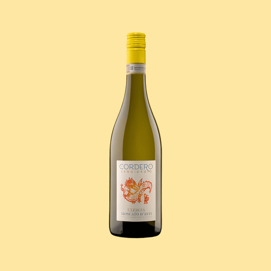 Bottle of Sparkling Wine - Exergia Moscato D'asti - Cordero San Giorgio - BetterThanFlowers