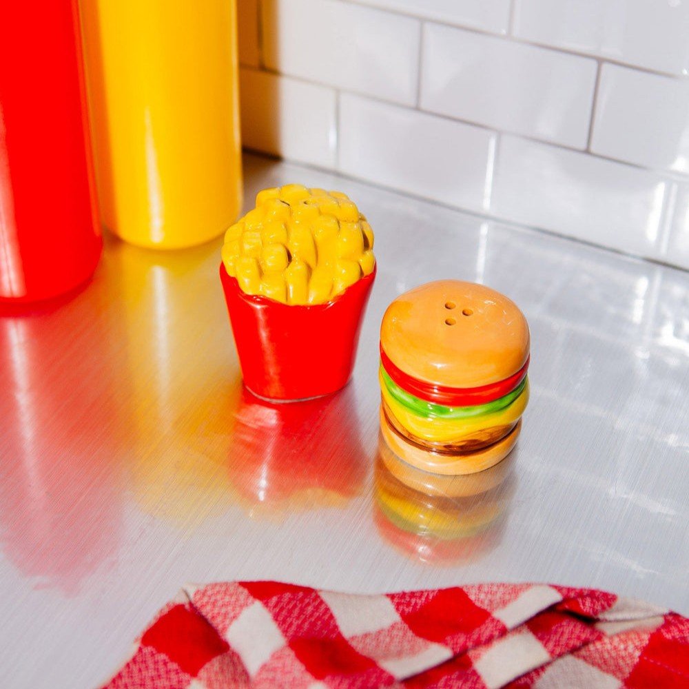Burger & Fries Salt and Pepper Shakers - BetterThanFlowers